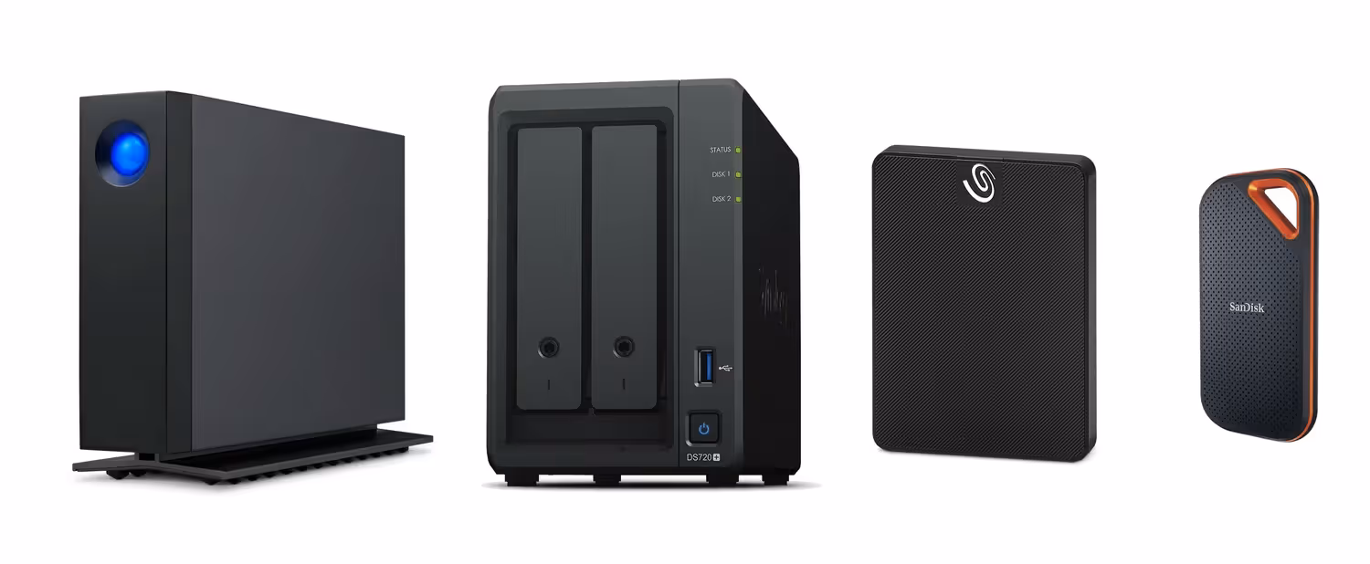 NAS and external drive